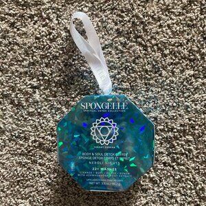 Spongelle Body Wash Spirtual Detox Neroli Nights & Throat Chakra Stone